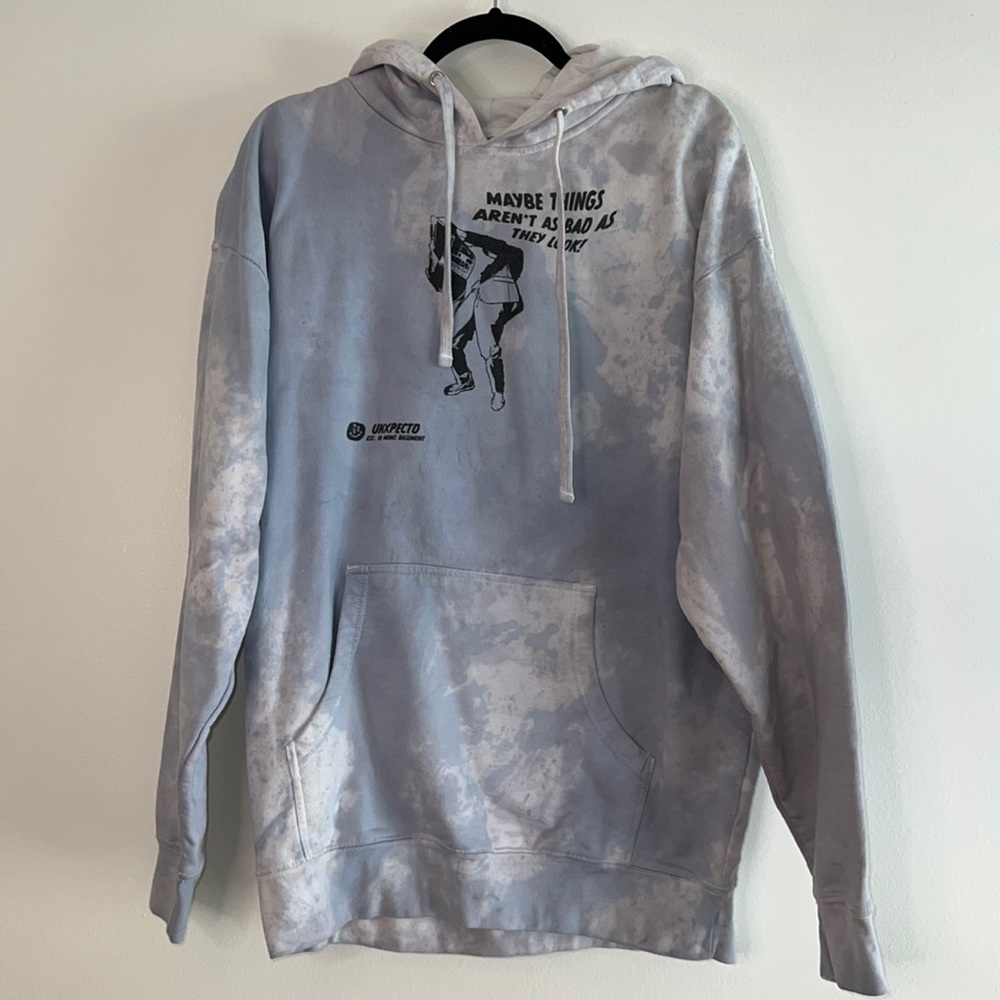 UNXPECTD PRINTED TIE DYE HOODIE